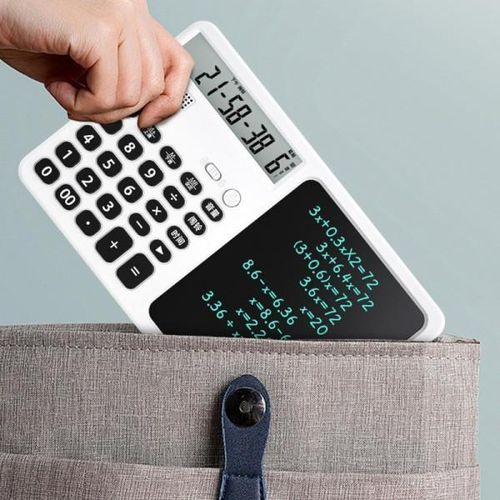 آلة حاسبة مكتبية ذكية مع لوحة كتابة LCD