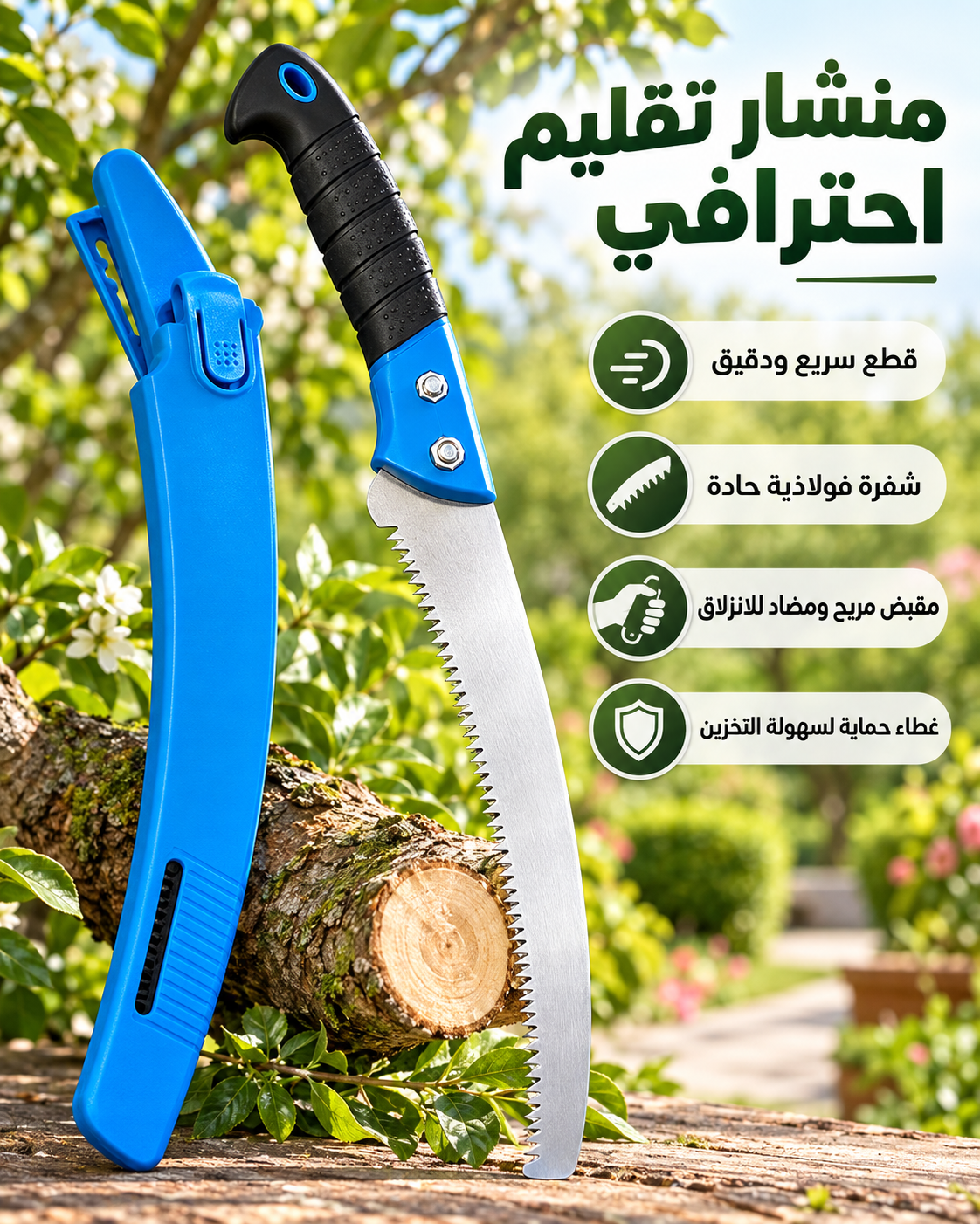 منشار التقليم الياباني الاحترافي – SAMOTS Pruning Saw