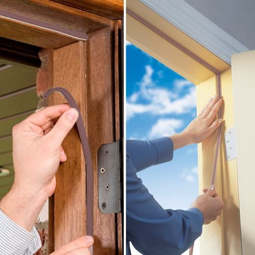 شريط عازل للأبواب والنوافذ – يوقف الهواء والبرد نهائياً