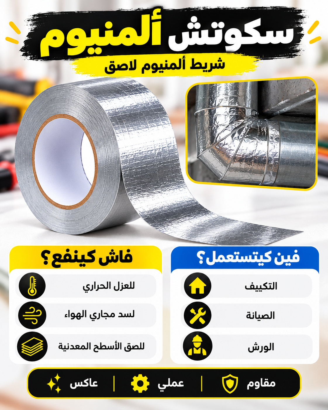 باك 7 سكوتشات متعددة الاستعمالات للمنزل والورشة