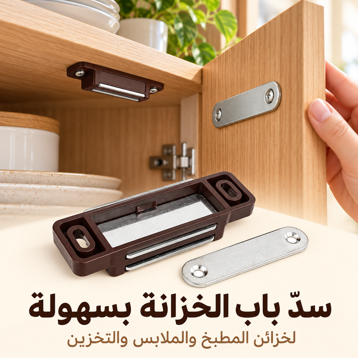 ماسك باب مغناطيسي قوي للأبواب والخزائن (لوكيطو ماغنيتيك)