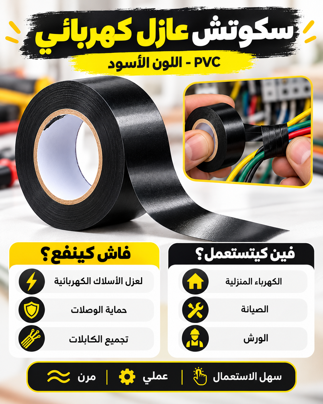 باك 7 سكوتشات متعددة الاستعمالات للمنزل والورشة